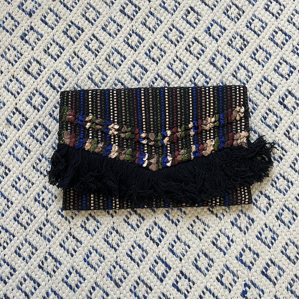 Stella & Dot multi colored clutch